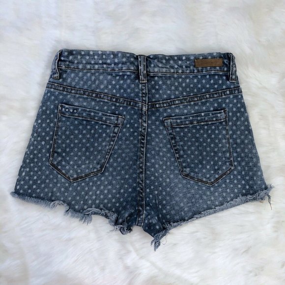 Blank NYC Polka Dots Denim Shorts - Picture 2 of 8